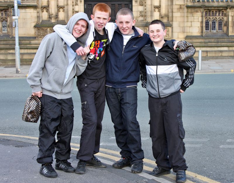 Fire glade Manchester Lads (insisterede på et billede!)
