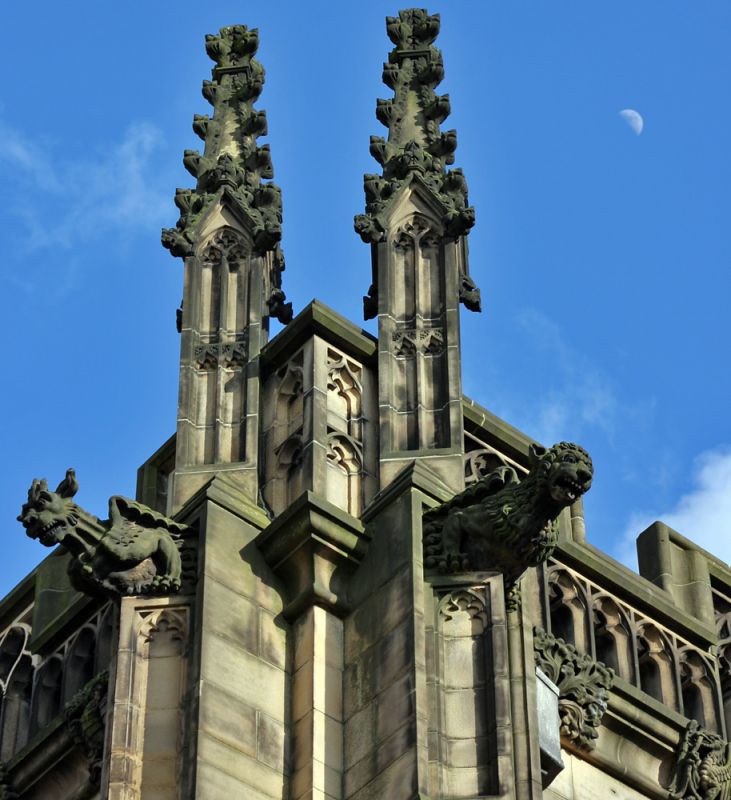 Detalje på Manchester Cathedral
