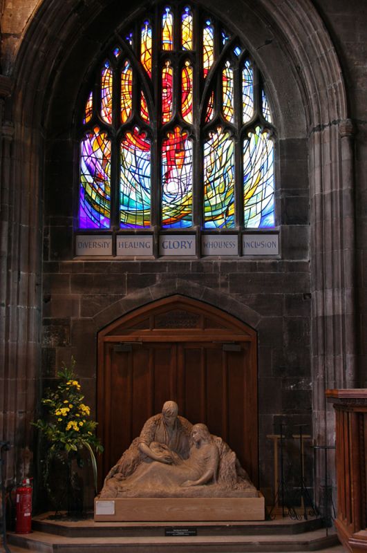 Inde i Manchester Cathedral
