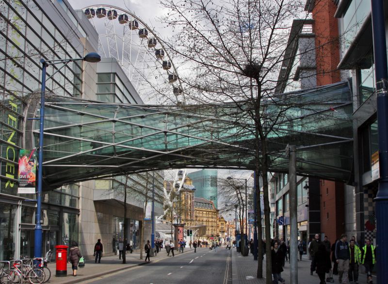 Gangbro over Corporation Street
