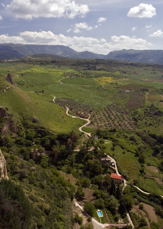 Flot udsigt oppe fra Ronda
Great view down from Ronda
