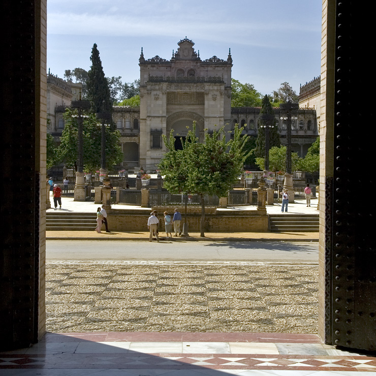 Kig ud fra Museet
View from the museum in Parque de Maria Luisa
