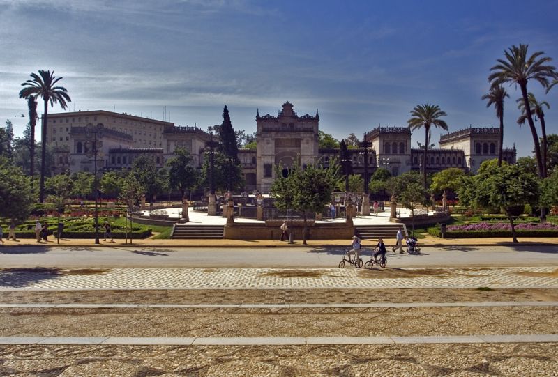 Parque de Maria Luisa fra museet
Parque de Maria Luisa from the museum
