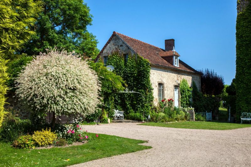 The "Maison Guardien" building at Chateau du Ludaix
