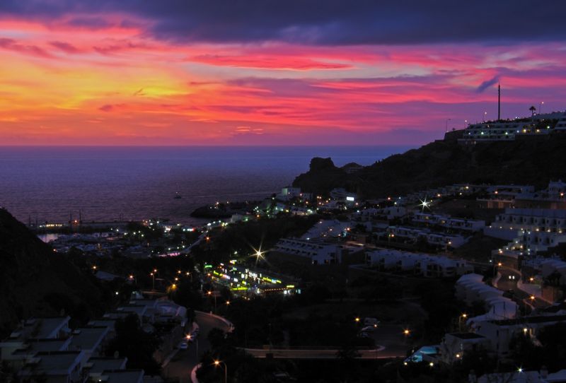 Endnu en solnedgang over Puerto Rico
