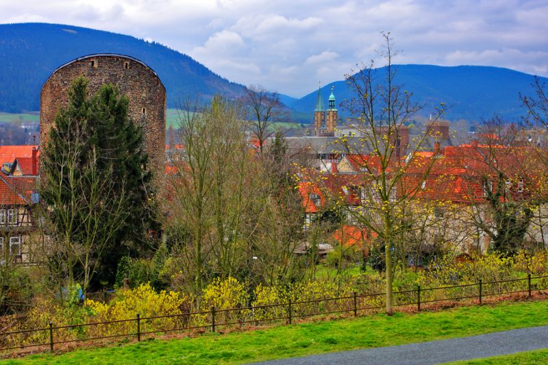 Udsigt over Goslar fra Bismarckstrasse
